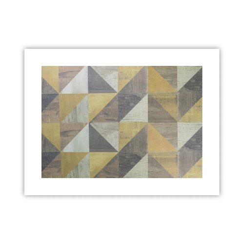 Pôster - Em ângulo com um triângulo - 40x30 cm