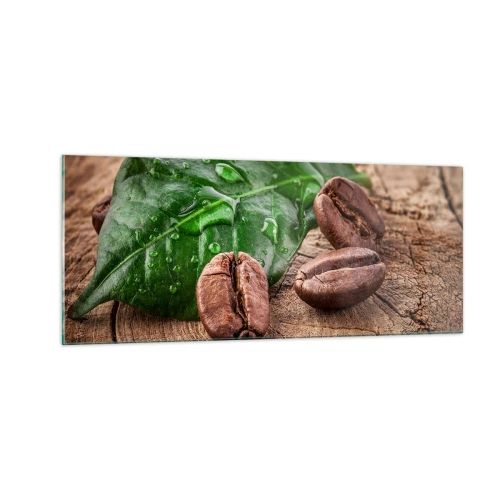 Quadro em vidro - Preto e verdadeiro - 100x40 cm