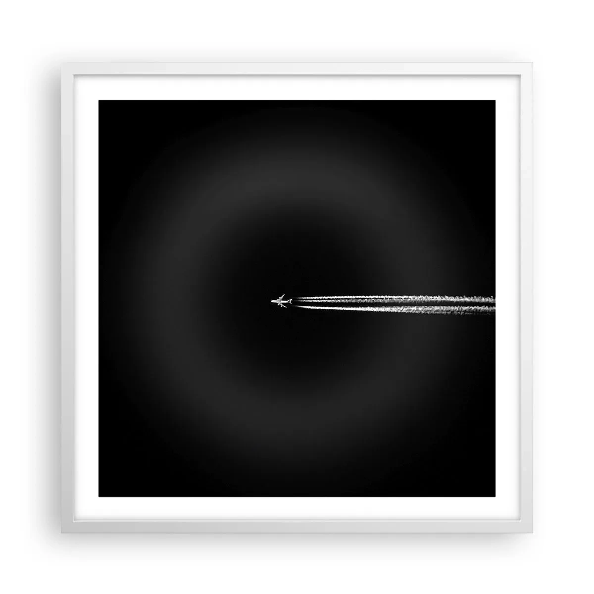 Pôster em moldura branca - Em outra dimensão - 60x60 cm
