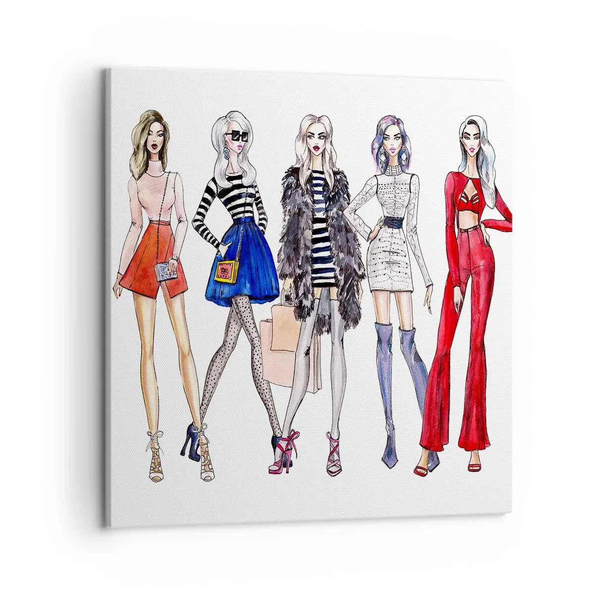 Quadro em tela - Every week Fashion Week - 50x50 cm