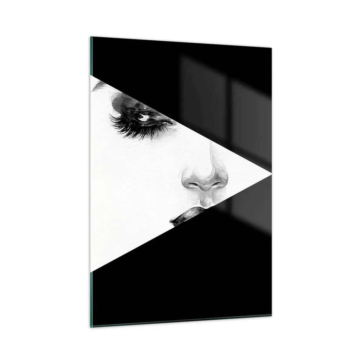 Quadro em vidro - Sempre desconhecido - 50x70 cm