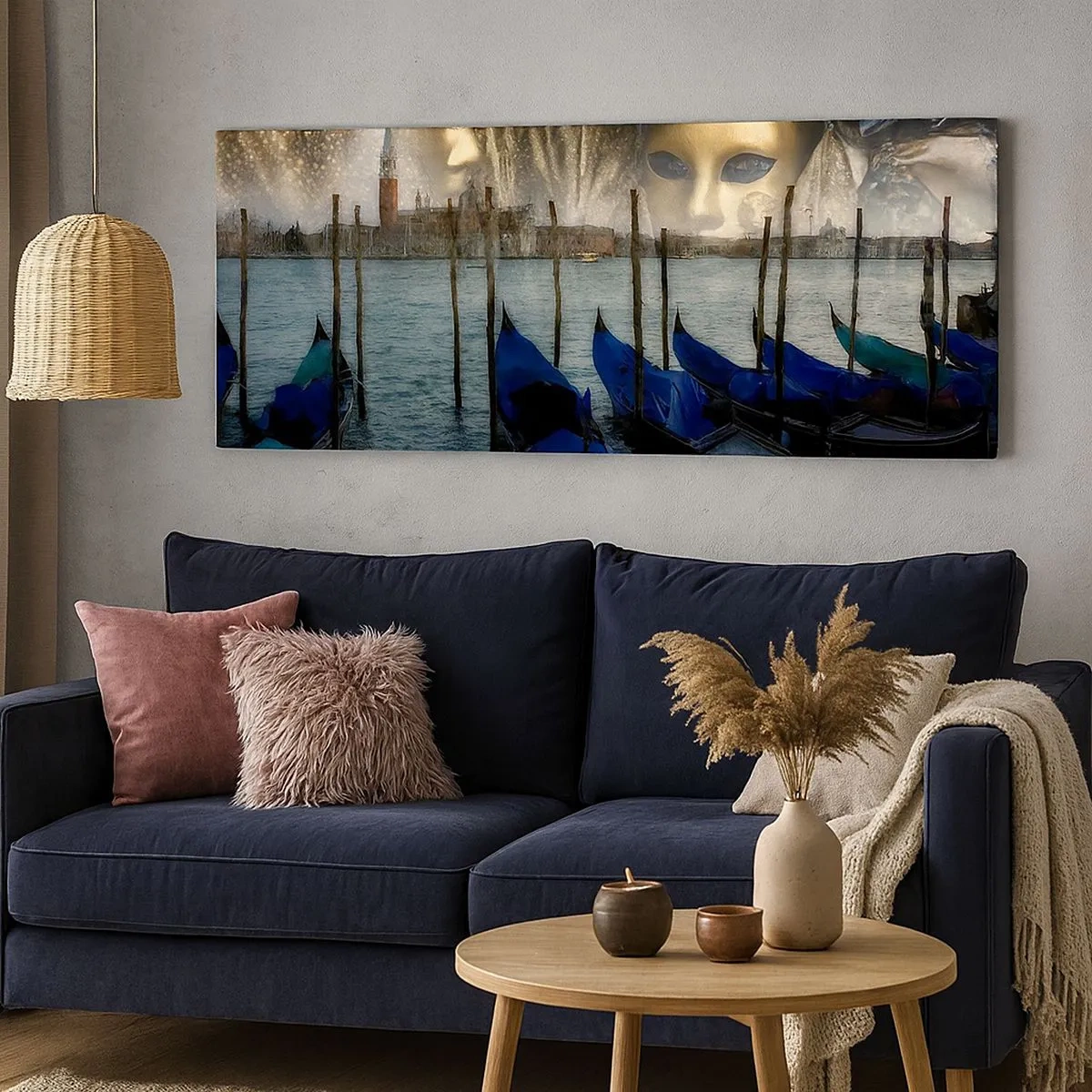 Quadro em tela - Hora do Carnaval - 100x40 cm