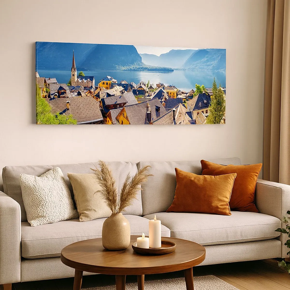 Quadro em tela - Não poderia ser mais pitoresco - 100x40 cm