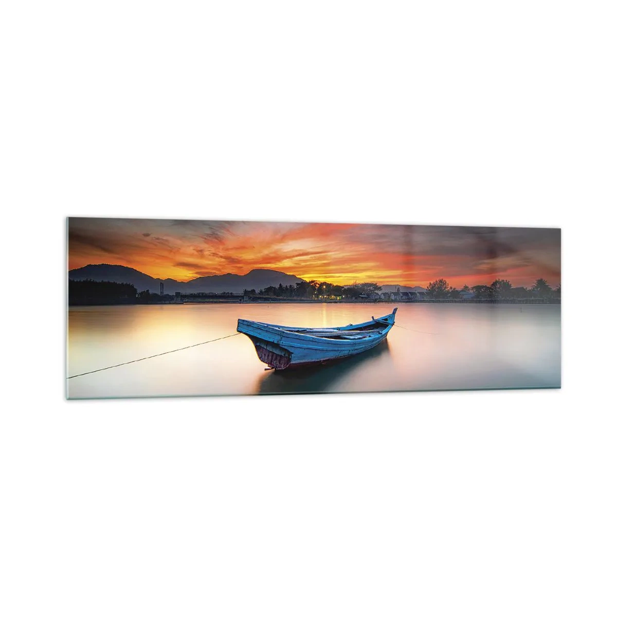 Quadro em vidro - Uma boa noite se aproxima - 160x50 cm