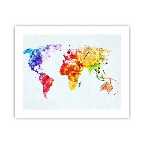 Pôster - Todas as cores do mundo - 50x40 cm