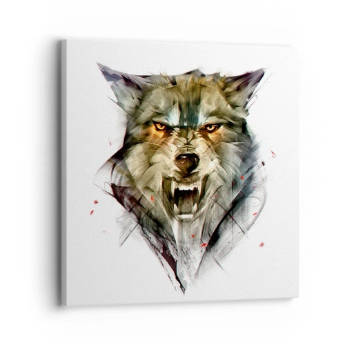 Quadro em tela - Nem um passo! - 30x30 cm