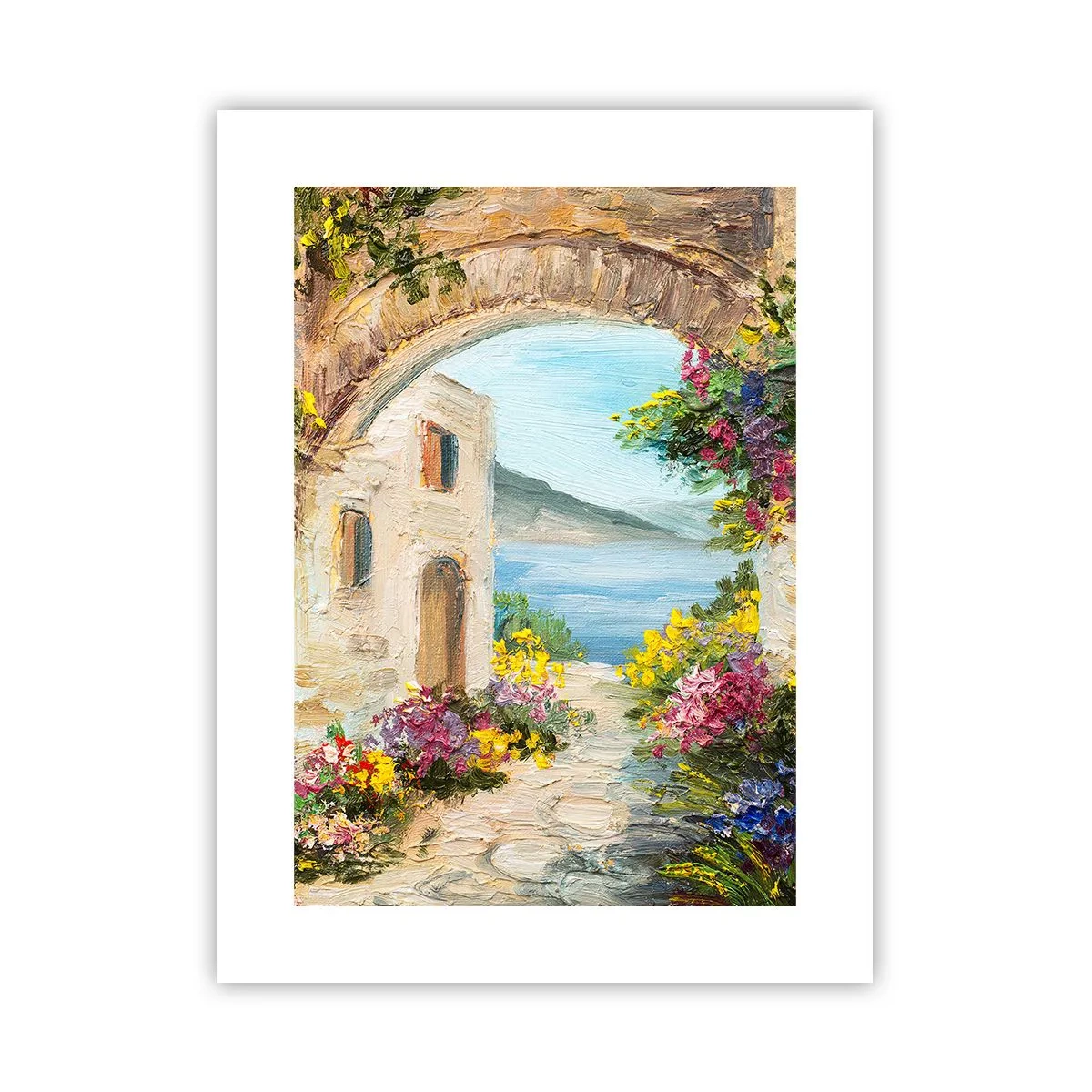 Pôster - O encanto da província costeira - 30x40 cm