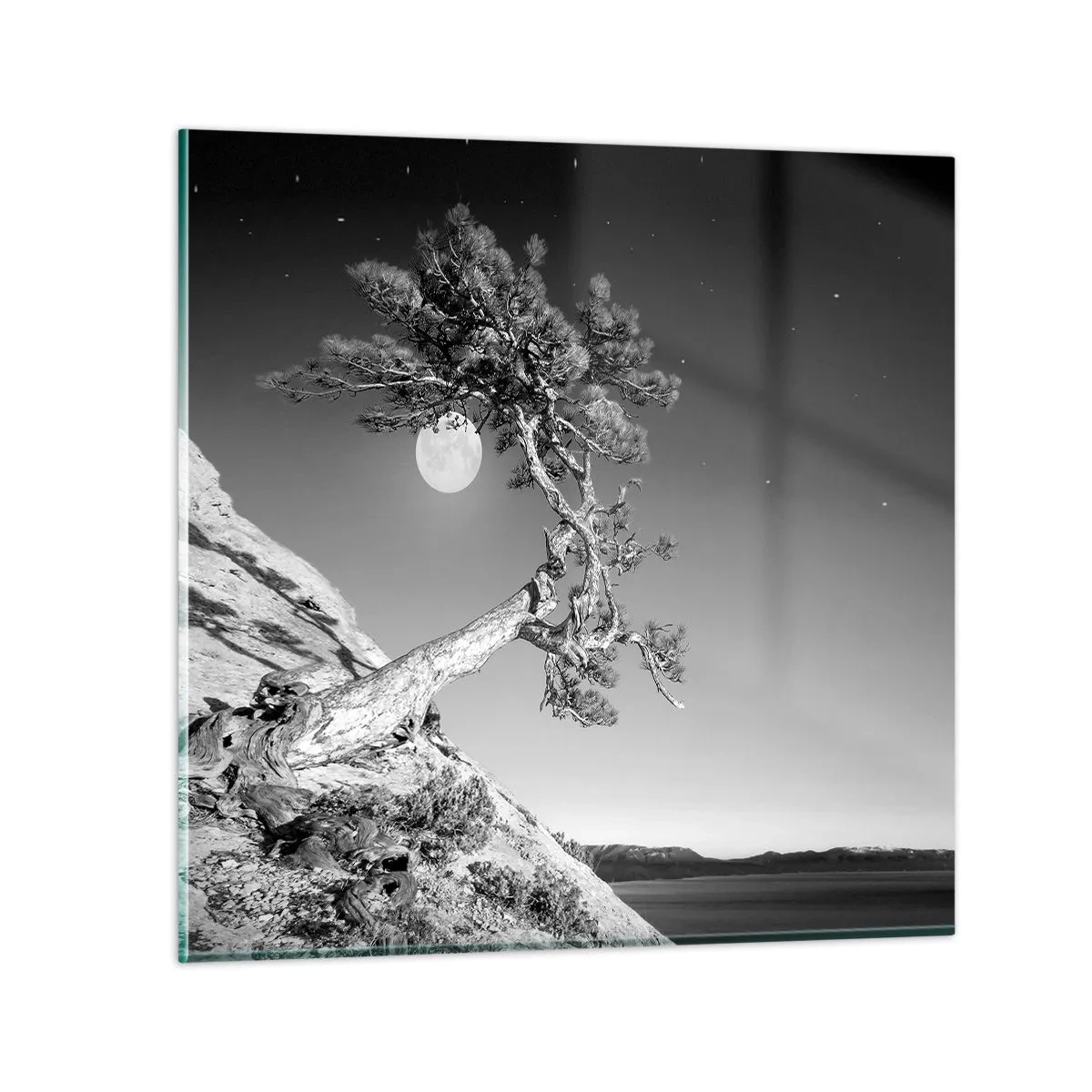 Quadro em vidro - Guerreira vitoriosa - 60x60 cm