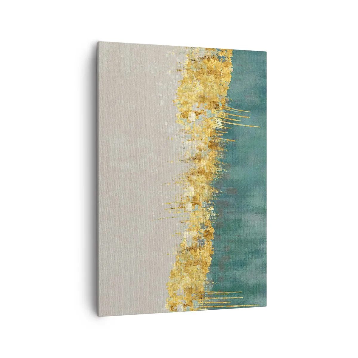 Quadro em tela - A fronteira dourada - 70x100 cm