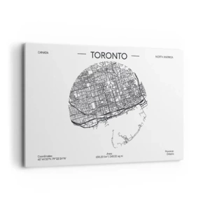 Quadro em tela - Anatomia de Toronto - 120x80 cm