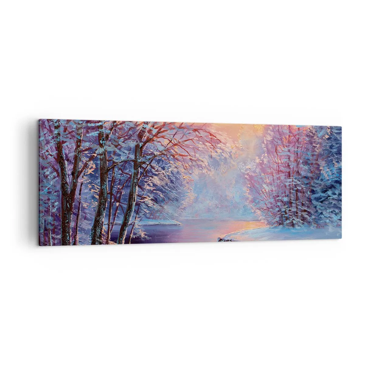 Quadro em tela - Cores do inverno - 140x50 cm