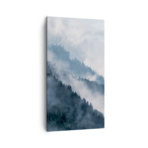 Quadro em tela - Misticismo das montanhas - 45x80 cm