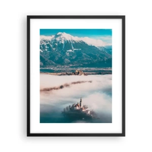 Pôster com moldura preta - O início do conto de fadas - 40x50 cm