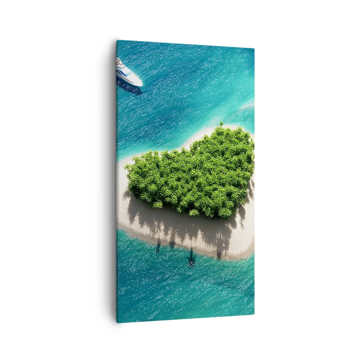 Quadro em tela - Eu amo o verão - 55x100 cm