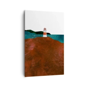 Quadro em tela - Olhando para o mar - 80x120 cm