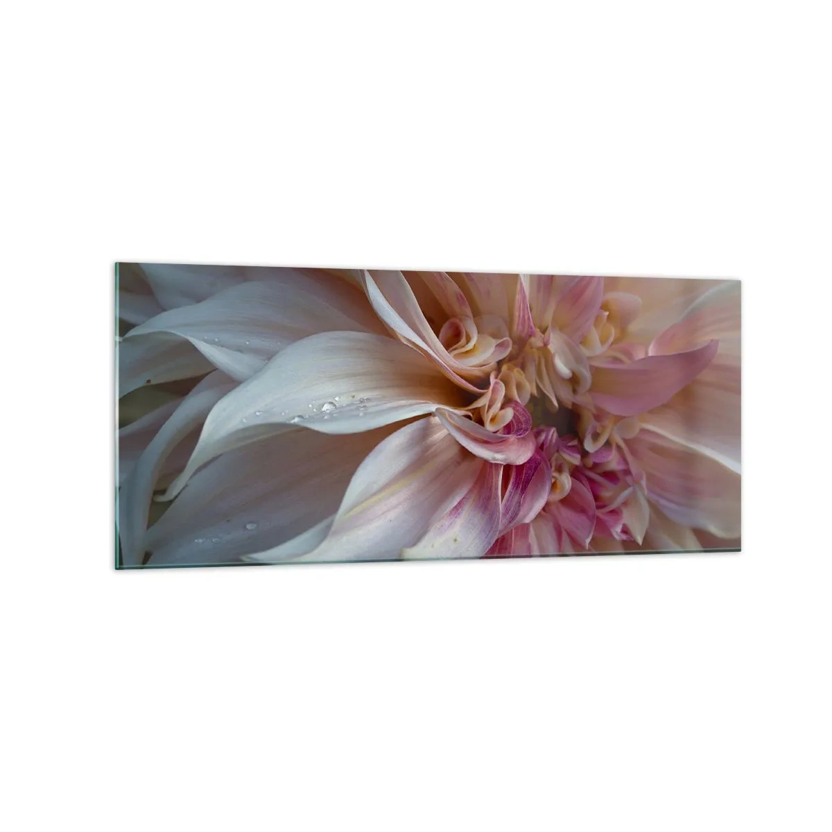 Quadro em vidro - Frescor florescente - 120x50 cm