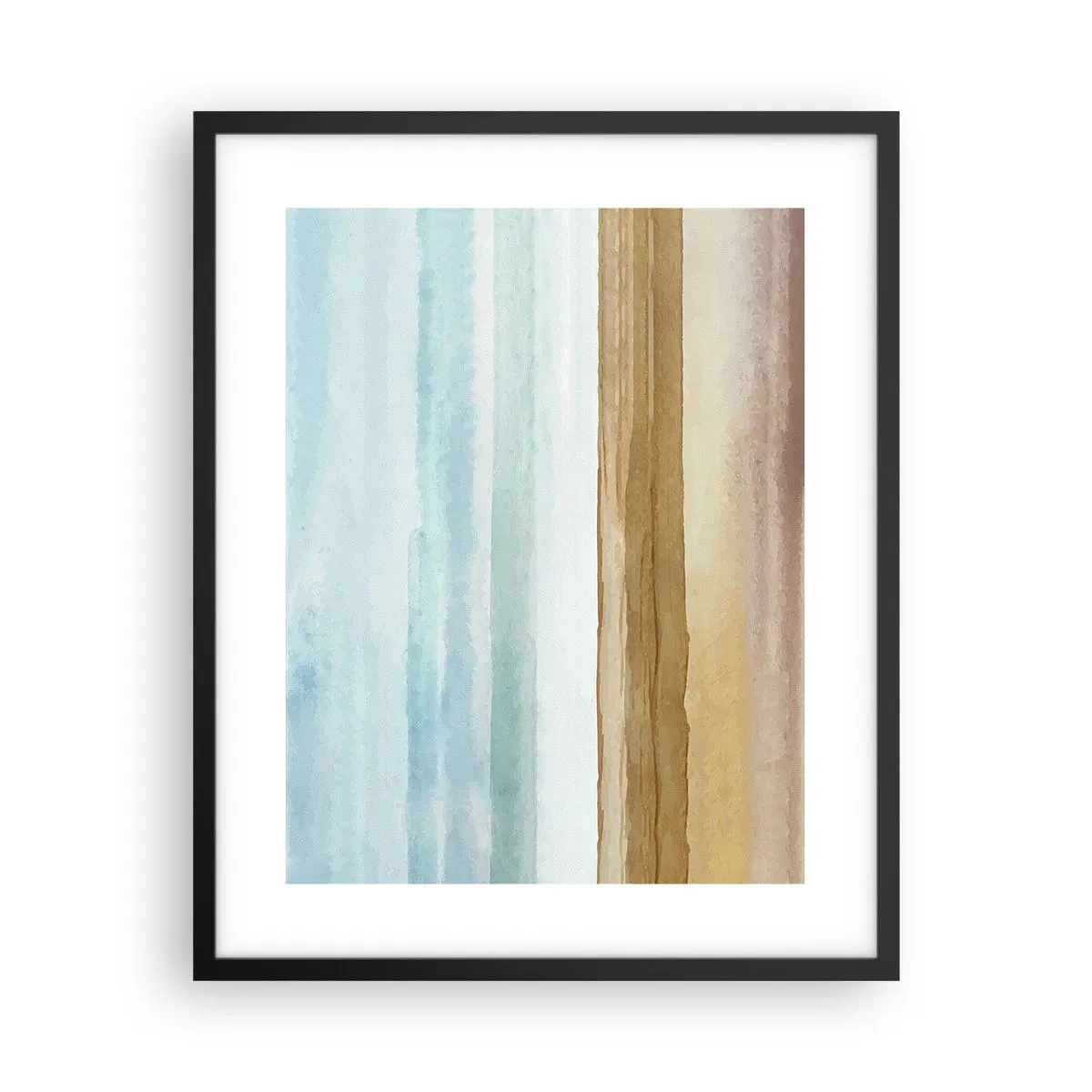 Pôster com moldura preta - Serenidade - 40x50 cm