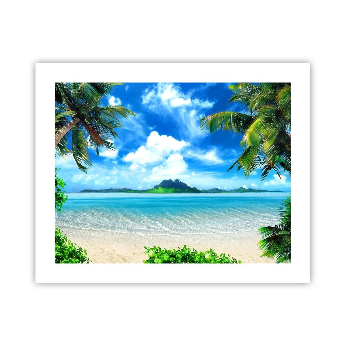 Pôster - O azul dos trópicos - 50x40 cm