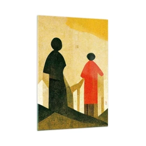 Quadro em vidro - Ainda há um longo caminho a percorrer - 70x100 cm