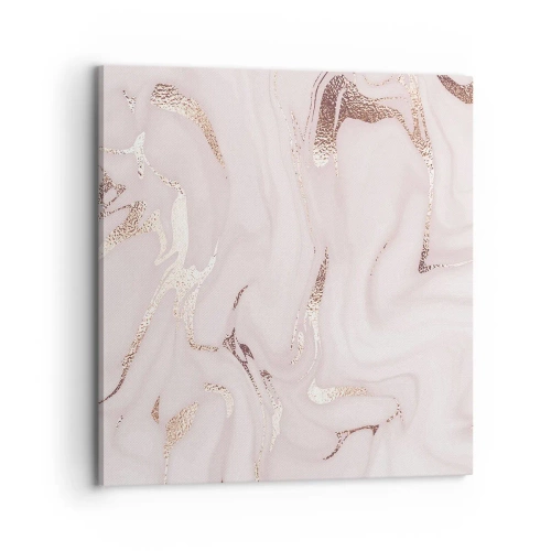 Quadro em tela - Num lenço cor-de-rosa - 70x70 cm