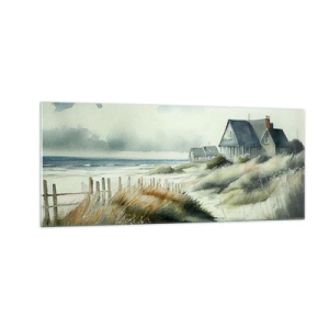 Quadro em vidro - Longe da agitação - 100x40 cm