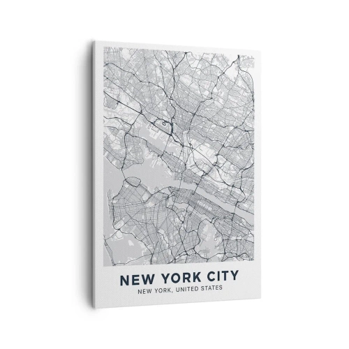 Quadro em tela - Anatomia de uma metrópole - 50x70 cm