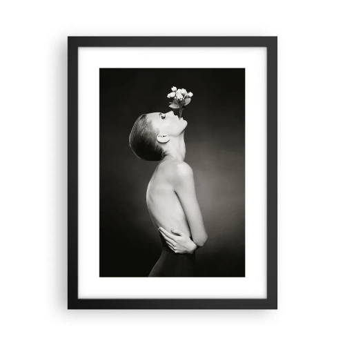 Pôster com moldura preta - Elegância excêntrica - 30x40 cm