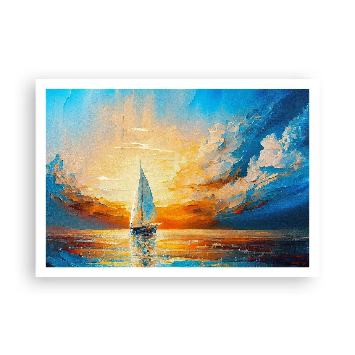 Pôster - Balsa em ouro - 100x70 cm