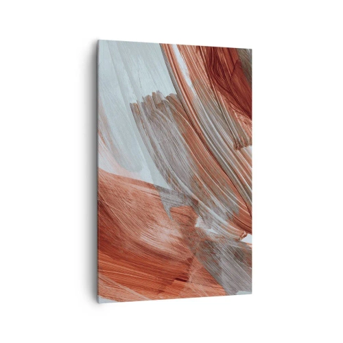 Quadro em tela - Abstração de outono e vento - 80x120 cm