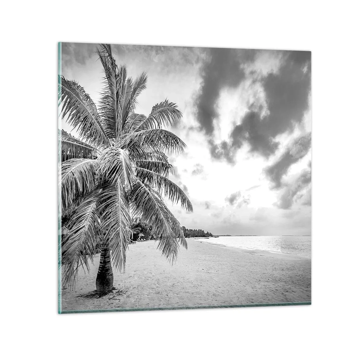 Quadro em vidro - Quando anseia por solidão... - 50x50 cm