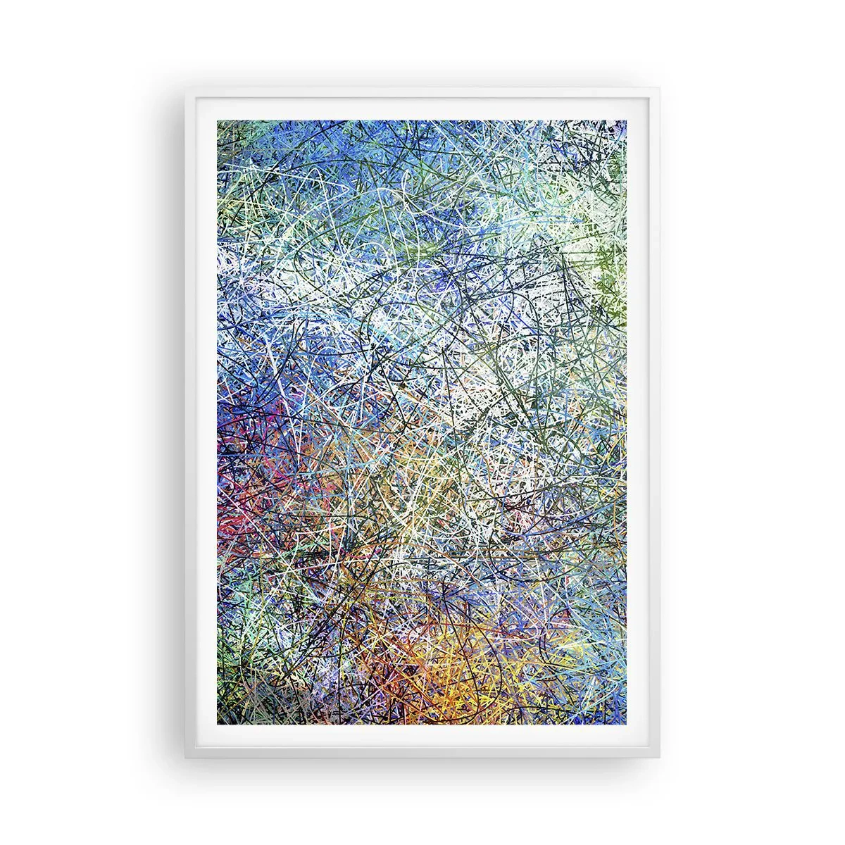 Pôster em moldura branca - Não é assim tão simples - 70x100 cm