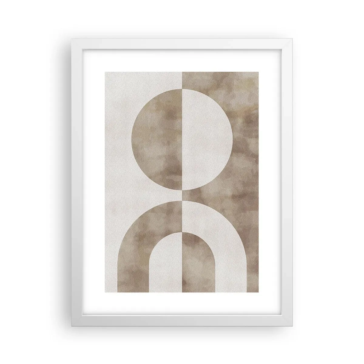 Pôster em moldura branca - Semelhanças e diferenças - 30x40 cm