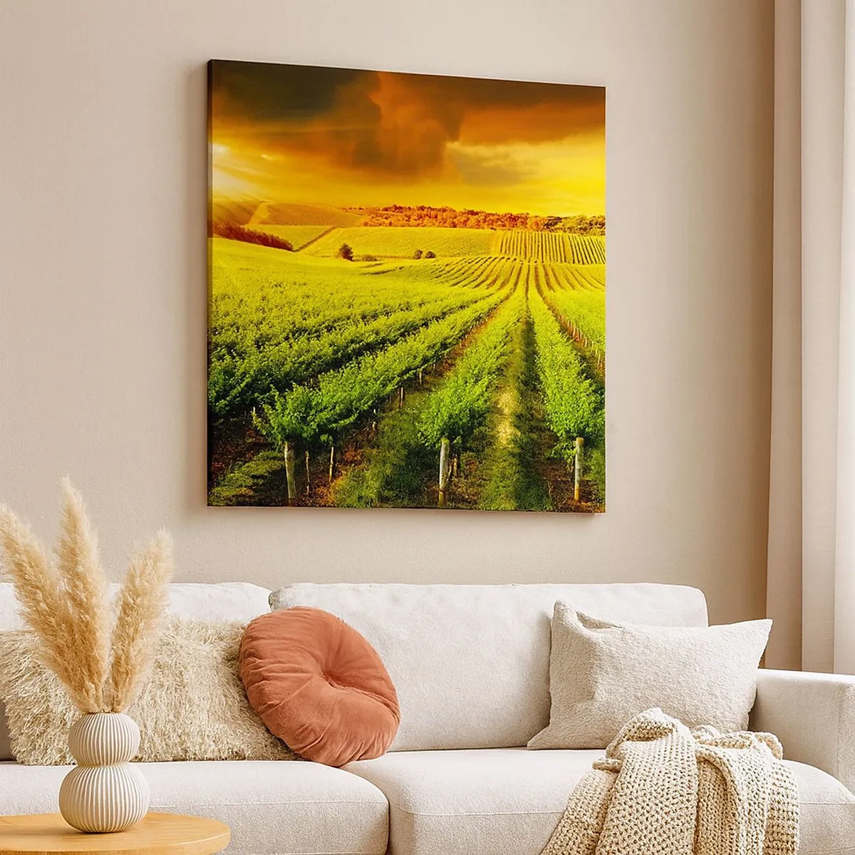 Quadro em tela - Sob o sol australiano - 30x30 cm