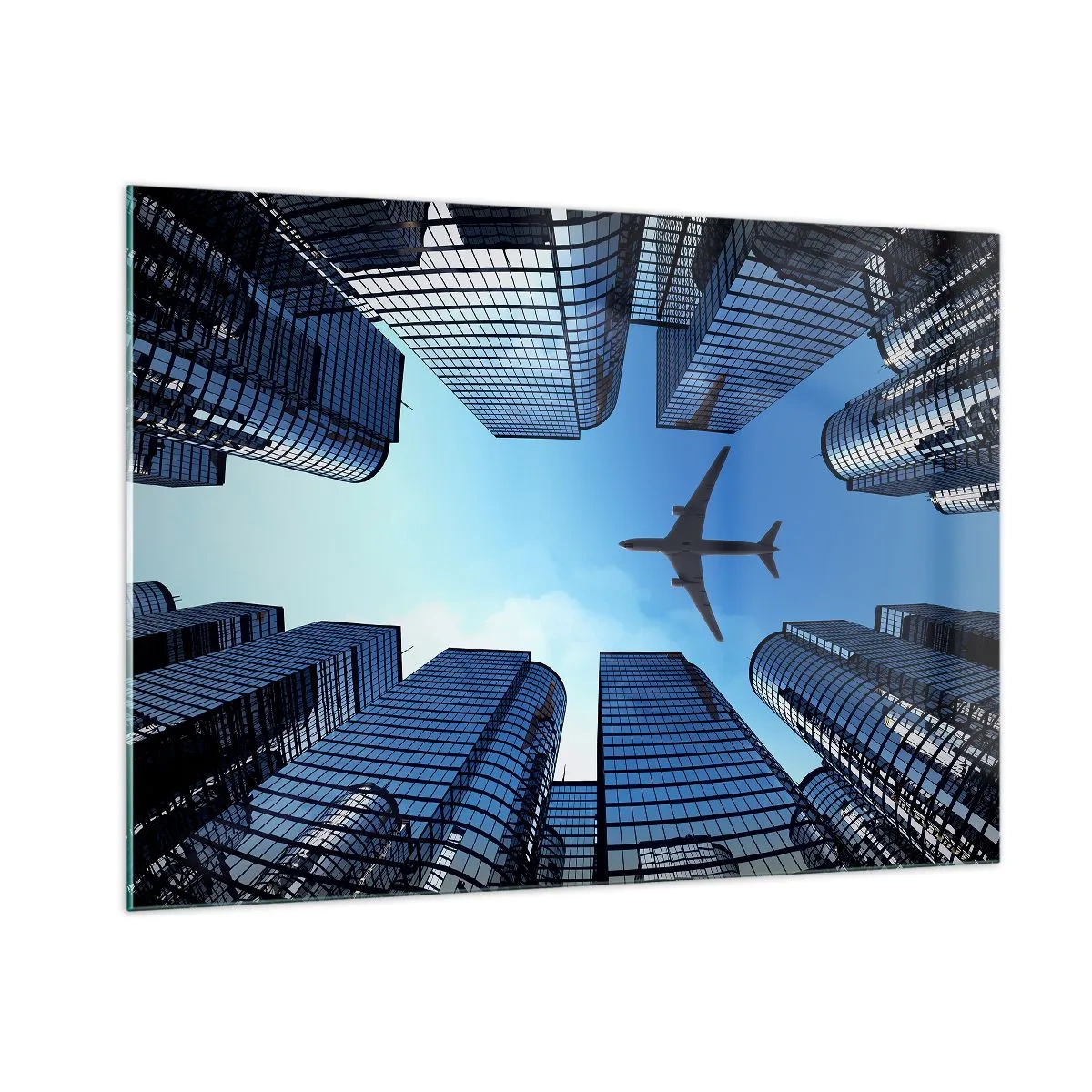 Quadro em vidro - Vista do desfiladeiro de vidro - 100x70 cm