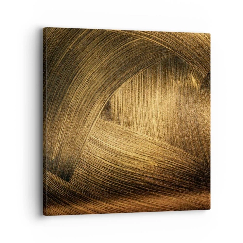 Quadro em tela - No labirinto dourado - 30x30 cm