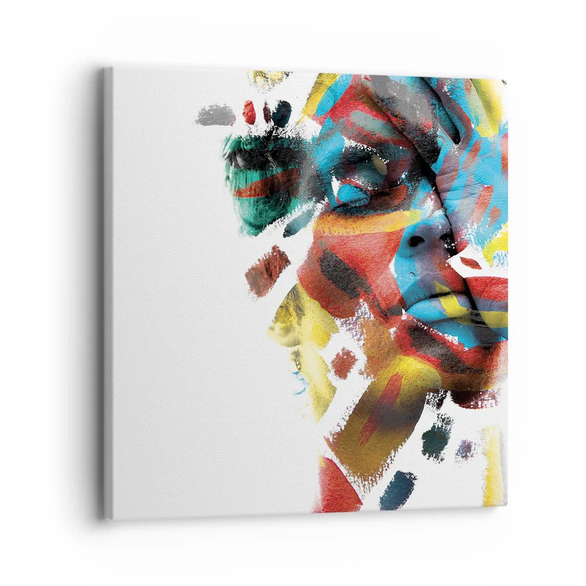 Quadro em tela - Personalidade colorida - 30x30 cm