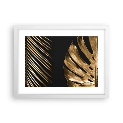 Pôster em moldura branca - Diferentes e igualmente caros - 40x30 cm