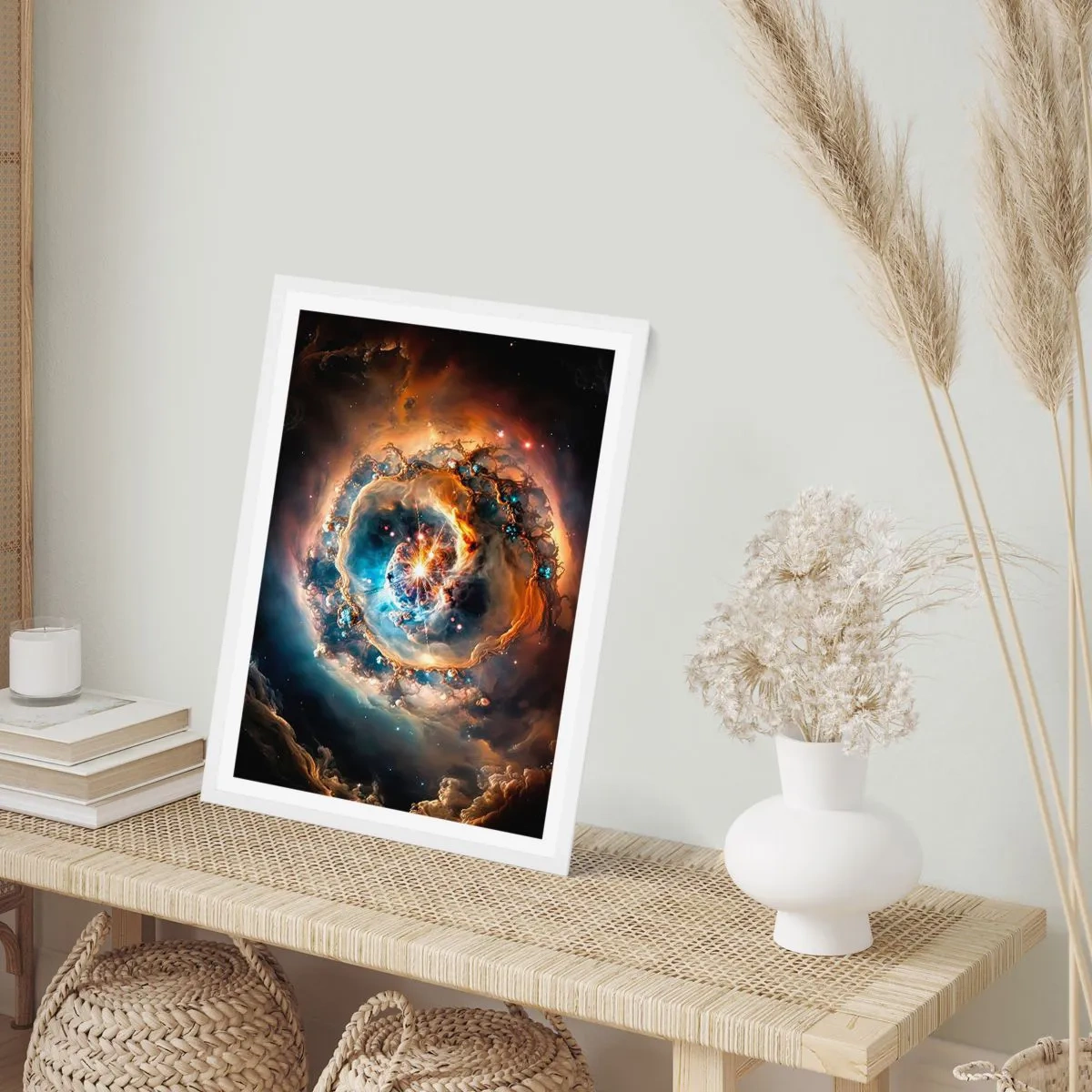 Pôster em moldura branca - Início - 61x91 cm