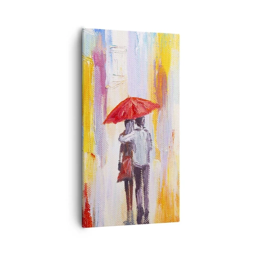 Quadro em tela - Que continue a chover - 55x100 cm