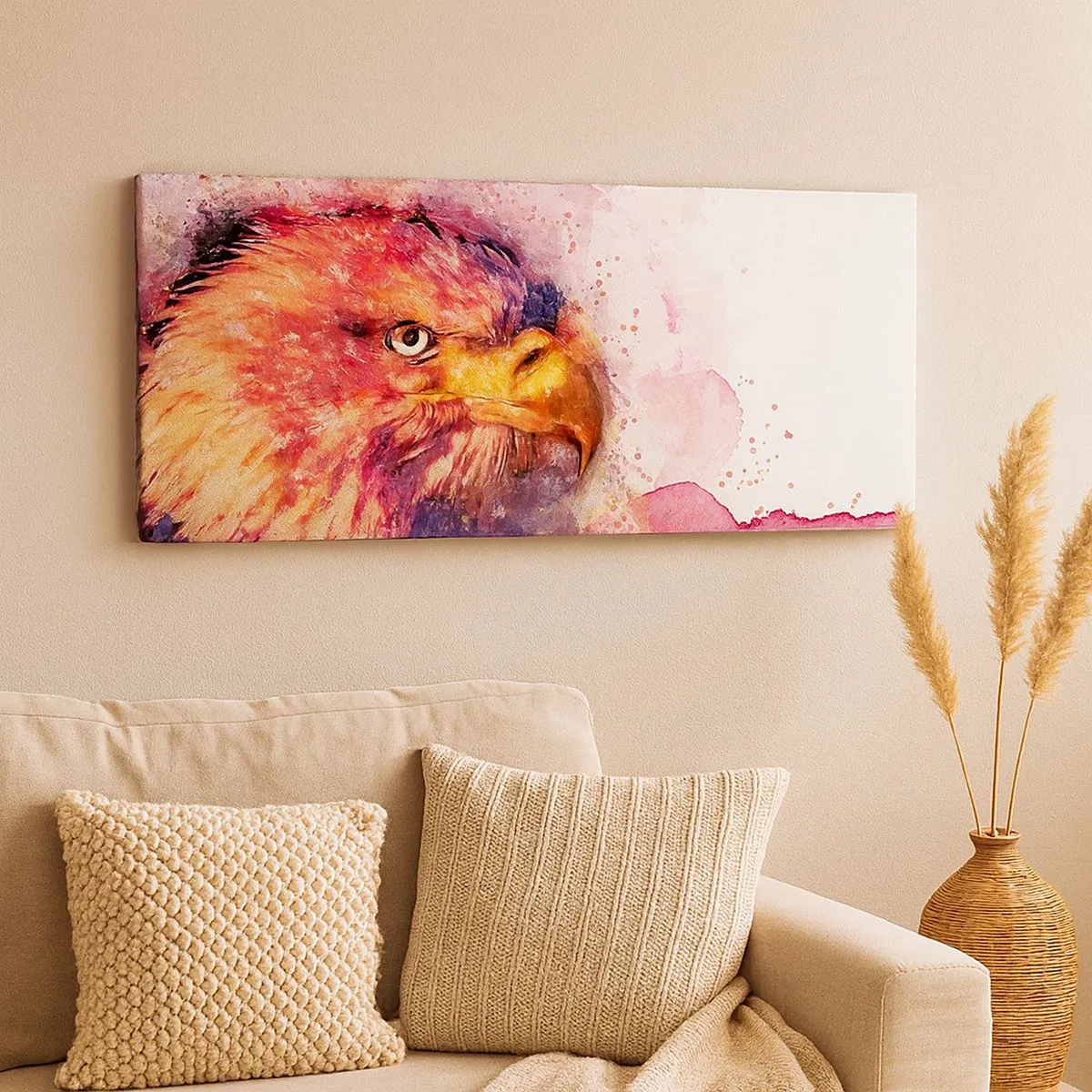 Quadro em tela - Não quer saber o que estou a pensar - 100x40 cm