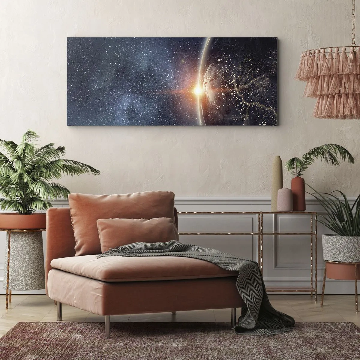Quadro em tela - Numa nova perspetiva - 120x50 cm