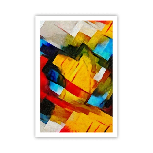 Pôster - Camadas multicoloridas - 61x91 cm