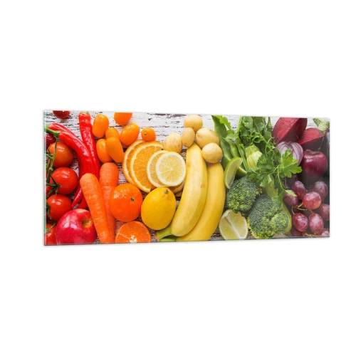 Quadro em vidro - Não é suficiente? - 100x40 cm