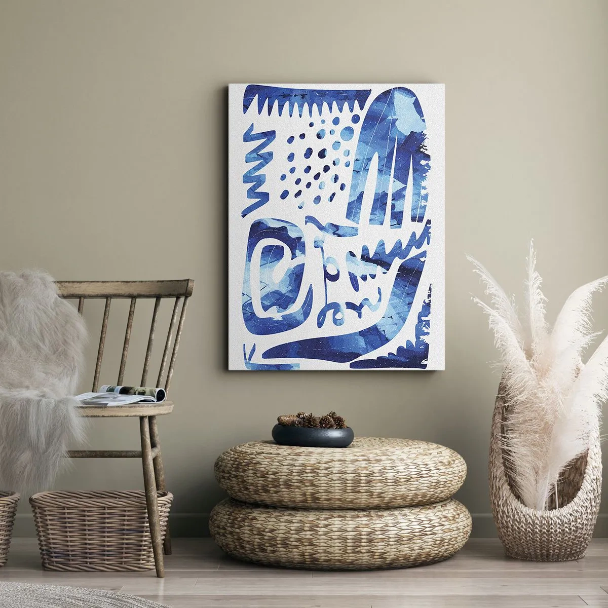 Quadro em tela - Voltar às raízes - 50x70 cm