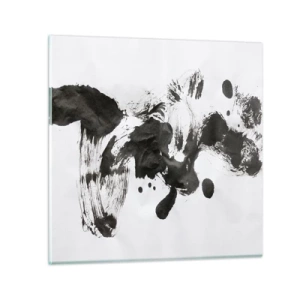 Quadro em vidro - Existe um método para a loucura? - 50x50 cm