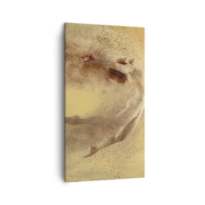 Quadro em tela - Na exultação da dança - 45x80 cm