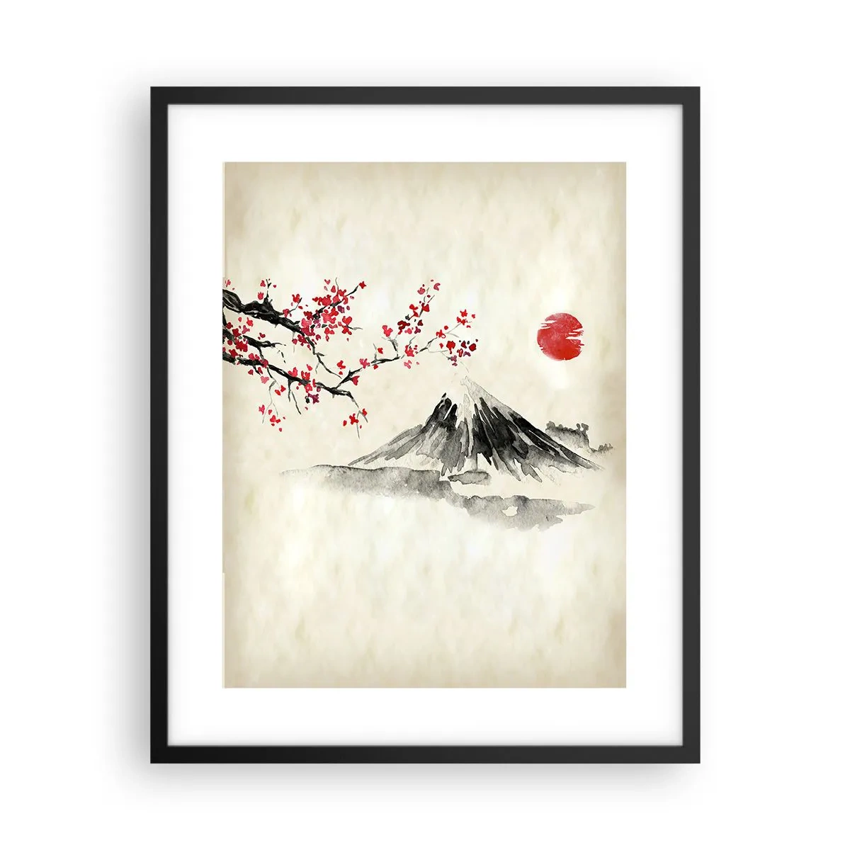 Pôster com moldura preta - Ame o Japão - 40x50 cm