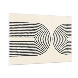 Quadro em vidro - Em um momento... - 100x70 cm