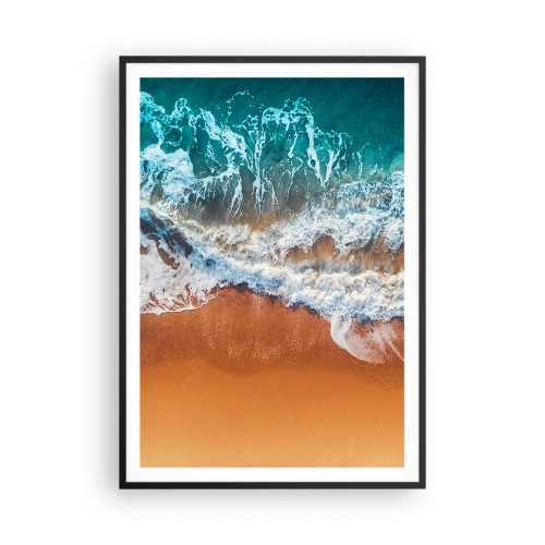 Pôster com moldura preta - Sempre em par - 70x100 cm