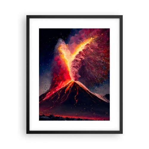 Pôster com moldura preta - Beleza e terror - 40x50 cm